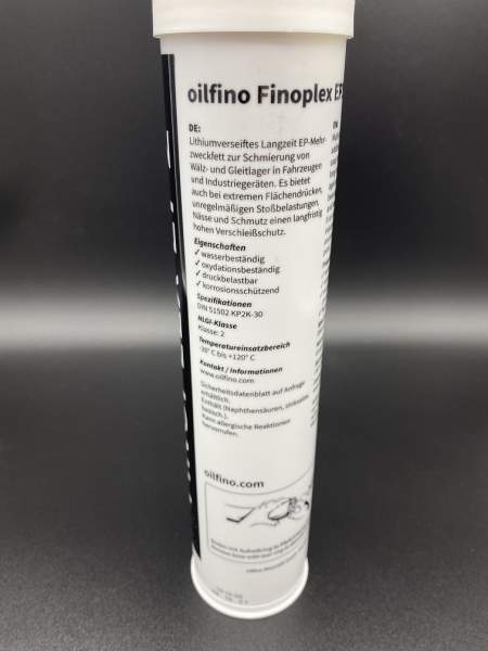 oilfino FINOPLEX EP 2 Mehrzweckfett 400g Kartusche